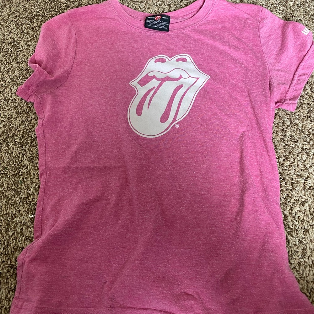 Pink Rolling Stones T-Shirt
